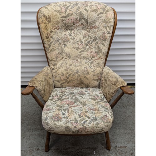 757 - Ercol Armchair With Original Cushions