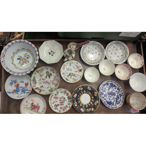 168 - A Selection of 18th and 19th Century English, Chinese and Japanese China Ware inc. Qiung Dynasty 182... 