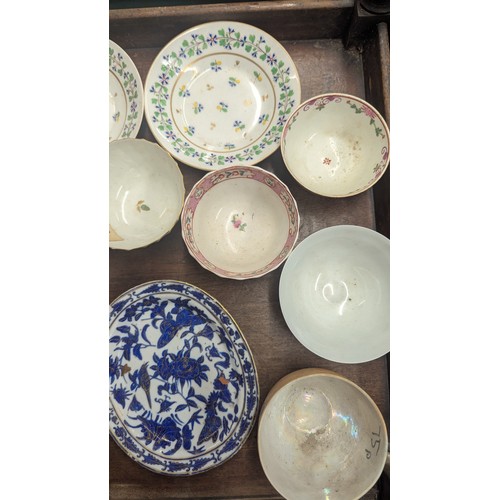 168 - A Selection of 18th and 19th Century English, Chinese and Japanese China Ware inc. Qiung Dynasty 182... 