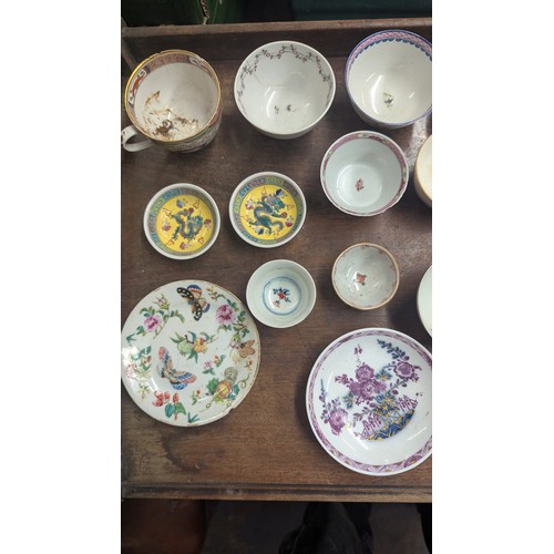 168 - A Selection of 18th and 19th Century English, Chinese and Japanese China Ware inc. Qiung Dynasty 182... 