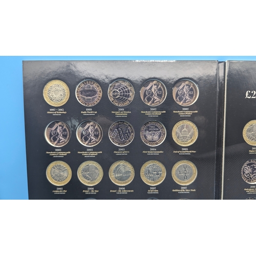 251 - The Great British £2 Coin Collection Album and other £2 and £1 coins with a number of rare coins inc... 