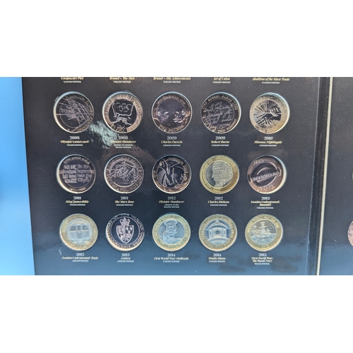 251 - The Great British £2 Coin Collection Album and other £2 and £1 coins with a number of rare coins inc... 