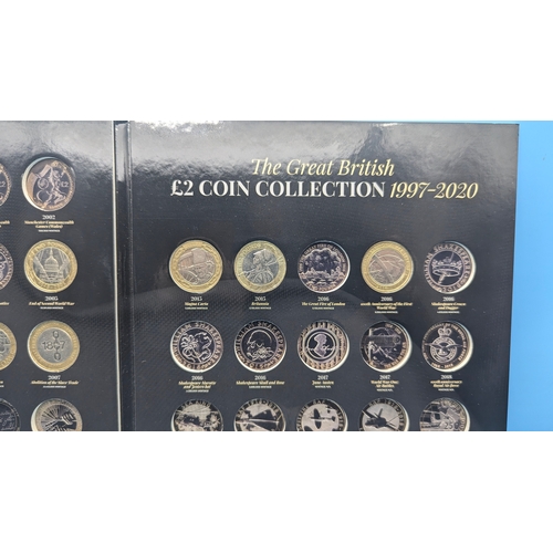 251 - The Great British £2 Coin Collection Album and other £2 and £1 coins with a number of rare coins inc... 