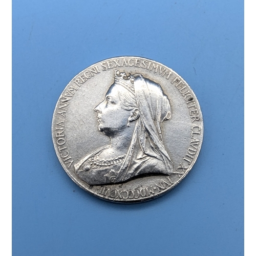 264 - A Queen Victoria Diamond Jubilee Silver Coin Medal