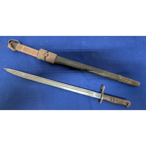 514B - WWI P17 Bayonet Dated 1913 by Remington (US Made)