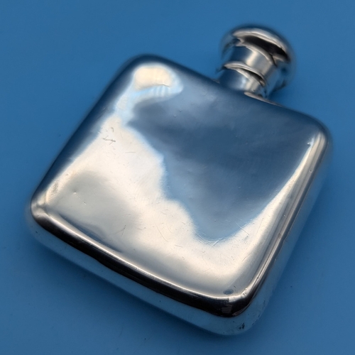 224 - A Hallmarked Silver 'Nip' Flask