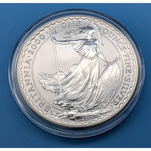 281 - 4 x 1oz Silver Britannia Coins