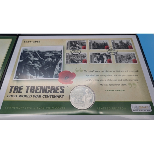 290 - The 2013 Armistace Day Commemorative Silver Coin Cover 1/450 First World War Centenary ' A Soldiers ... 