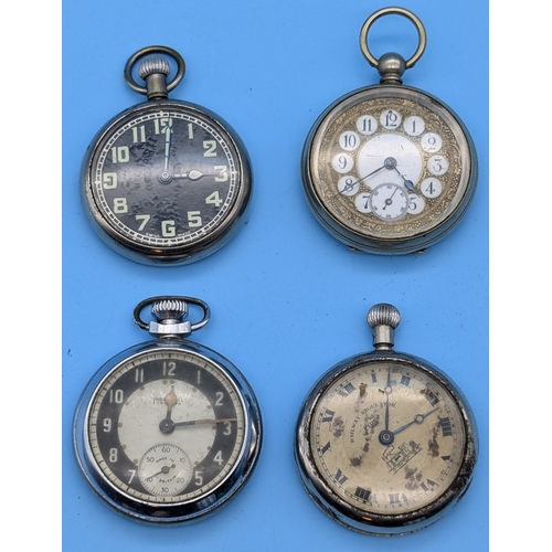 805 - 4 x Pocket Watches