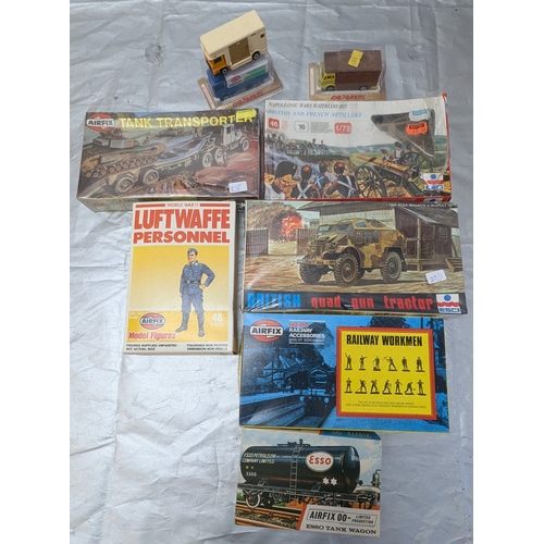 1599 - Large Selection Of Vintage Airfix And Other Boxed Model Kits