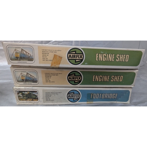 1661 - Selection Of Airfix, Ratio, Kibri & Keil Kraft Railway Models And Scenery