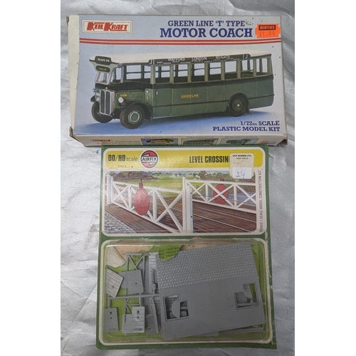 1661 - Selection Of Airfix, Ratio, Kibri & Keil Kraft Railway Models And Scenery