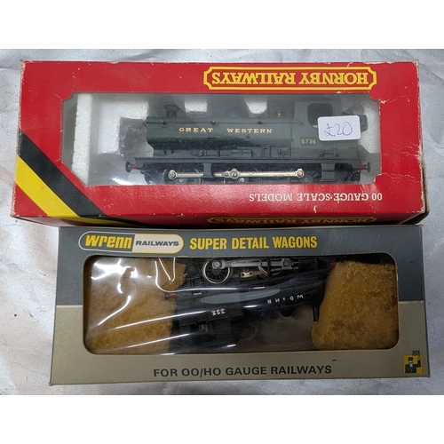 1662 - 00 Gauge GWR Loco Pannier Tank And Mixed Rolling Stock, Including Hornby, Mainline, Airfix And Lima