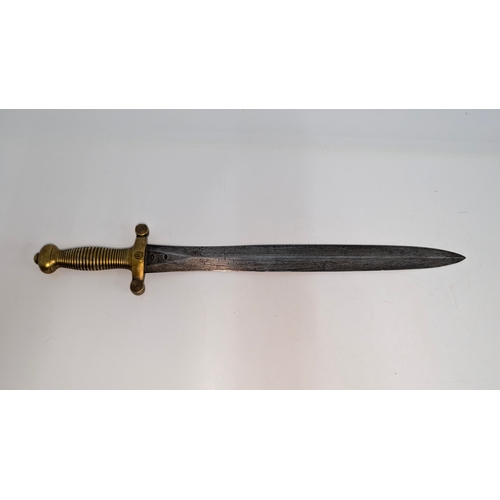 504 - A French 1816 Pattern Artillery Short Sword - 'Coupe-Chou' Cabbage Cutter