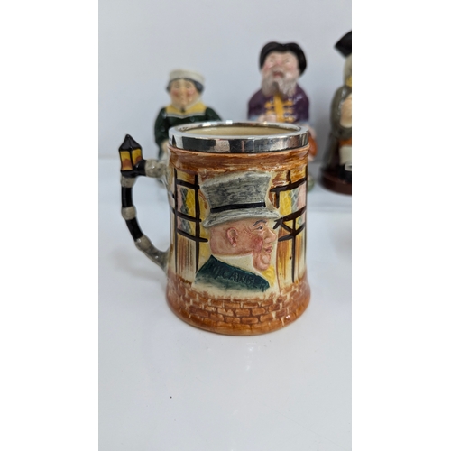 114 - 9 X Large Toby Jugs, Chelsea Pensioner, Tale Teller Etc