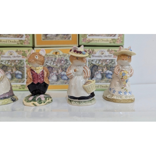 94 - 25 x Bramley Hedge Royal Doulton Figurines