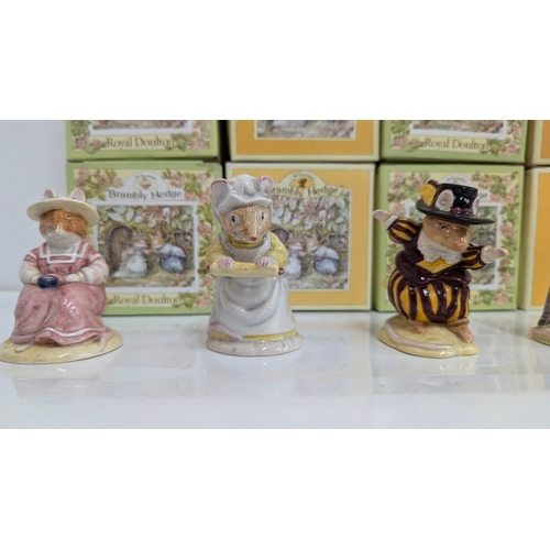 94 - 25 x Bramley Hedge Royal Doulton Figurines