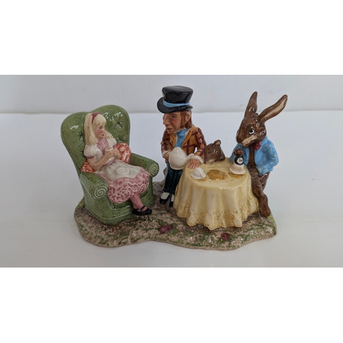 107 - Beswick Alice in Wonderland Mad Hatters Tea Party