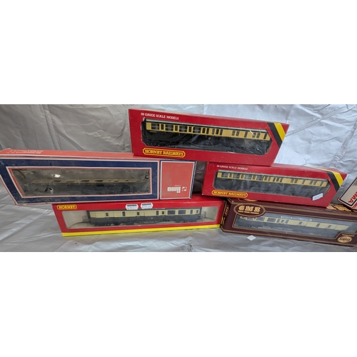 1659 - Mixed Rolling Stock 00 Gauge Including; Hornby, Airfix Lima, 2x Steam Trains