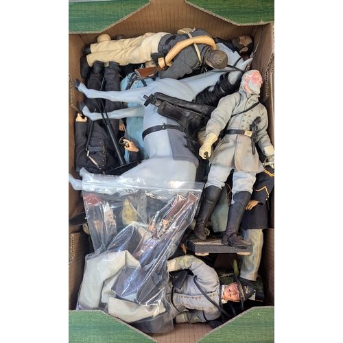 1805 - 13x Brotherhood Of Arms Figures, One Horse And Rider And Accessories Pack