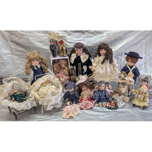 1823 - Large Selection Of Porcelain Dolls