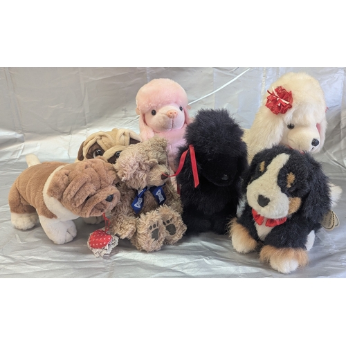 1824 - A Selection Of Soft Toy Dogs