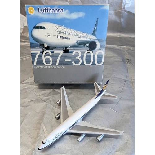 1142 - Herpa Boeing 747-400 - D-ABTE Sachsen-Anhalt Flynet Lufthansa, Dragon Wings 767-300 Lufthansa And Pa... 