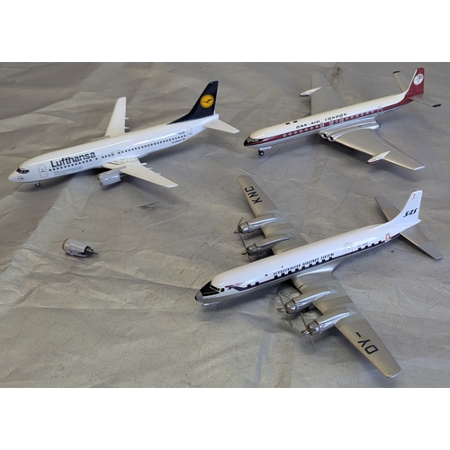 1145 - DH Models Dan Air London G-BDIW Skyline Models D-ABKD Lufthansa Express WM DY-KNC Scandinavian Airli... 