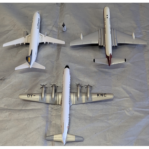 1145 - DH Models Dan Air London G-BDIW Skyline Models D-ABKD Lufthansa Express WM DY-KNC Scandinavian Airli... 