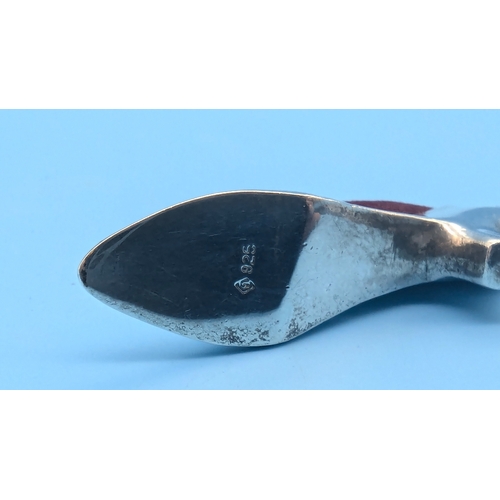 300 - A Hallmarked Silver Novelty Pin Cushion - Shoe