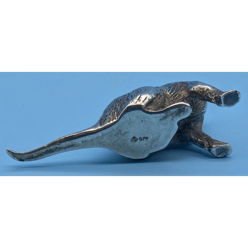 305 - A Hallmarked Silver Novelty Pin Cushion - Cat