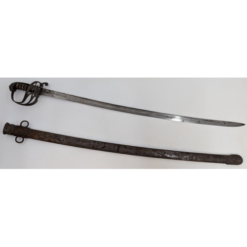 506 - A British 1854 Pattern Officers Sword