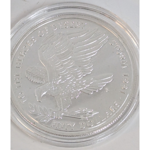 263B - A 1991 Marshall Islands Proof Silver 