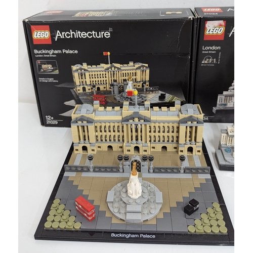 1700 - 3 Lego Architecture Sets: London, Buckingham Palace, Trafalgar Square, 21034, 21045, 21029