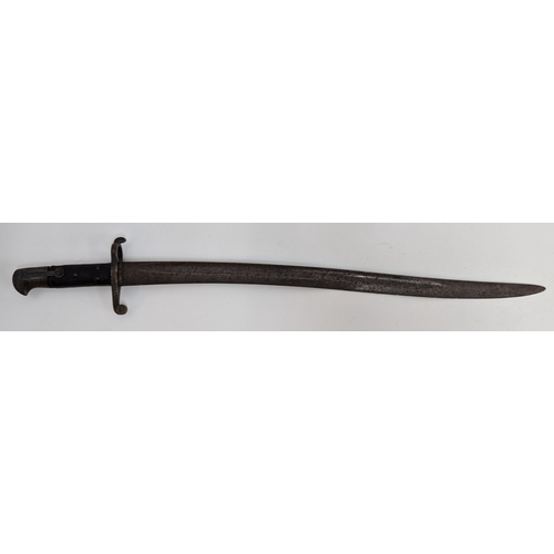 513 - A British Martini Henry Yataghan Sword Bayonet - 1860 Pattern