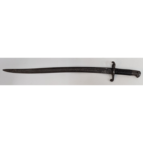 513 - A British Martini Henry Yataghan Sword Bayonet - 1860 Pattern