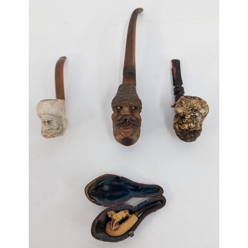 919 - A Collection Of Meerschaum Pipes Etc.