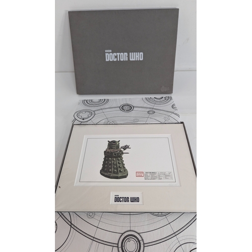 1595 - A Special Dr. Who Limited Edition Ironside Dalek Concept Artwork 45/100 - 41 x31cm