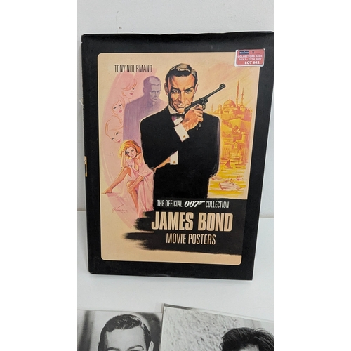 461 - Official James Bond Movie Posters Book With Photo Set And Terri Hatcher 9 Card Uncut Chase Set