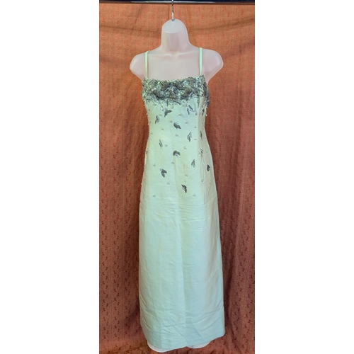 dior green park dress 1961 Christian Dior Green & White 80s Ready to Wear Dress – Empress Vintage