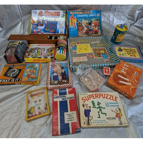 1785 - Mixed Lot Of Vintage Board Games And Puzzles