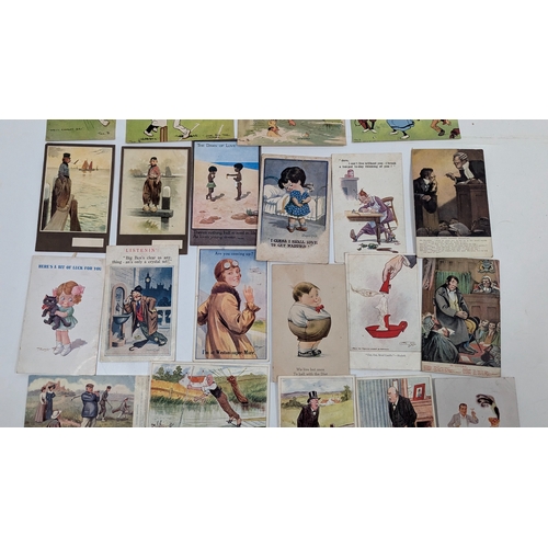 403 - An Assortment Of Antique And Vintage Postcards - Mostly Humorous