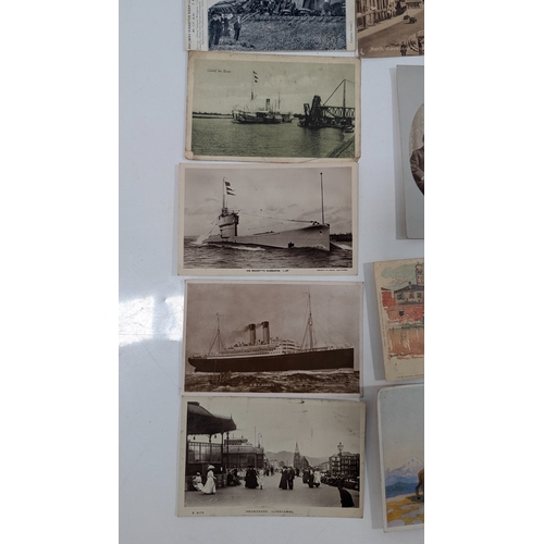 404 - An Assortment Of Antique And Vintage Postcards - Mostly Photographs Including Bath And Bristol