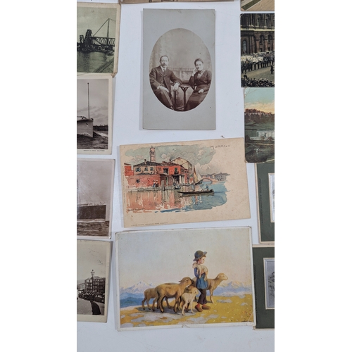 404 - An Assortment Of Antique And Vintage Postcards - Mostly Photographs Including Bath And Bristol