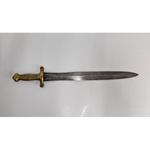 504 - A French 1816 Pattern Artillery Short Sword - 'Coupe-Chou' Cabbage Cutter