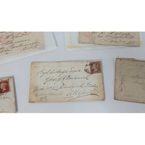 331 - An Assortment Of Victorian Letters And Postal History Including Australian Q.V. 6d Blue Etc.