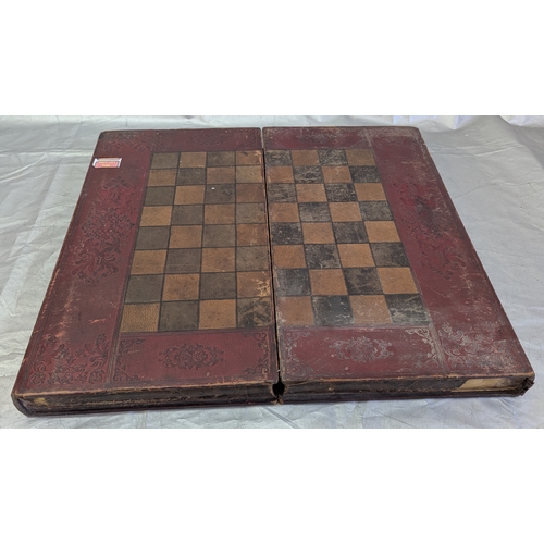 1789 - Vintage Backgammon / Draughts Set, In The Style Of A Book