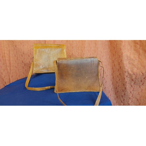 2369 - Vintage Snakeskin/ Crocodile Hand Bags