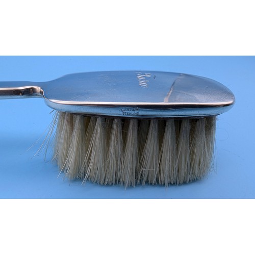 233 - A Cartier, Sterling Silver Childs Brush Size - 14cm