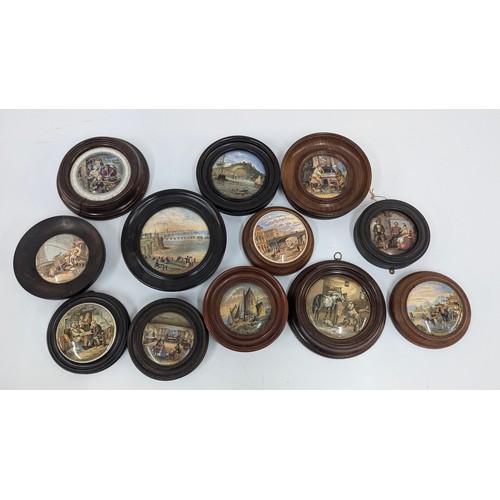 188B - A Collection Of Prattware Jar Lids